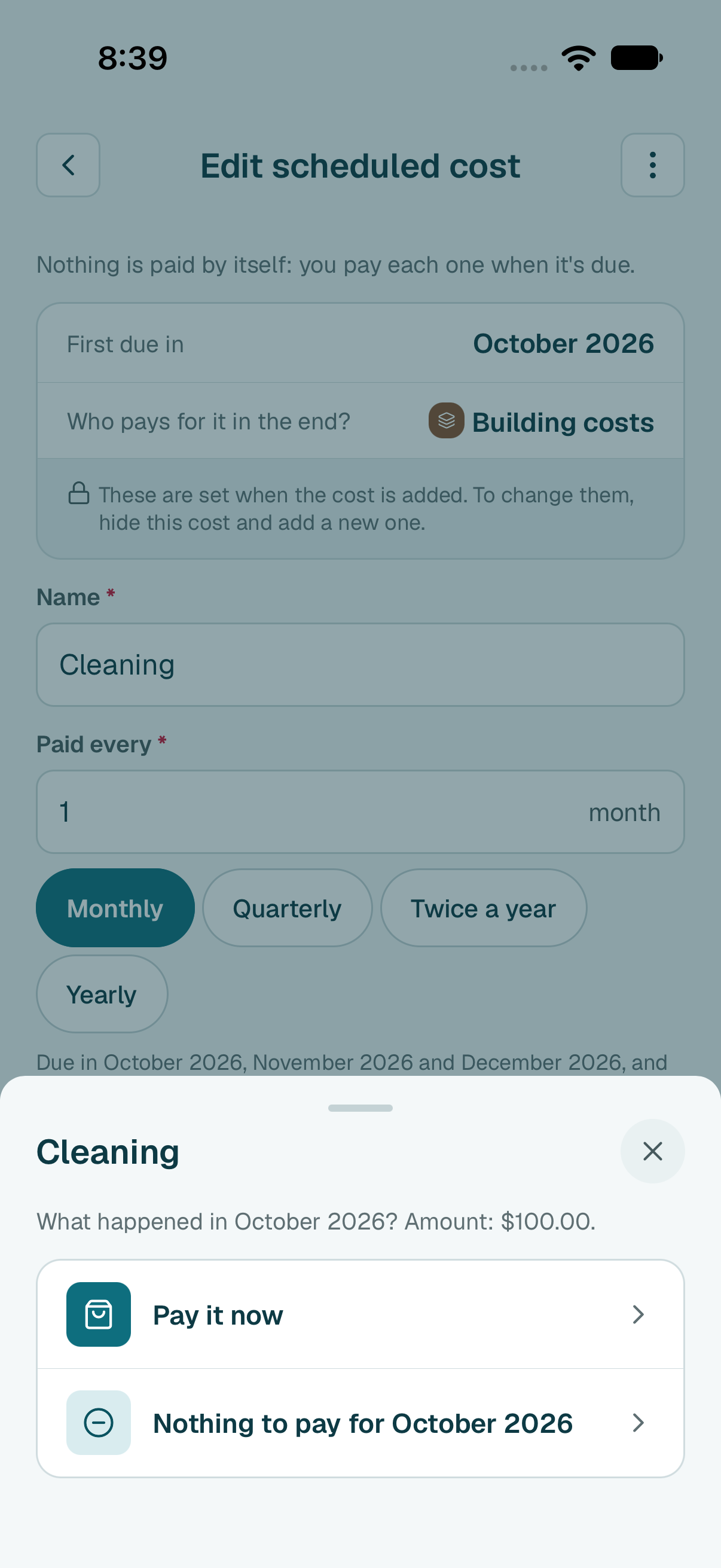 Tap Pay at the bottom, then Pay it now.