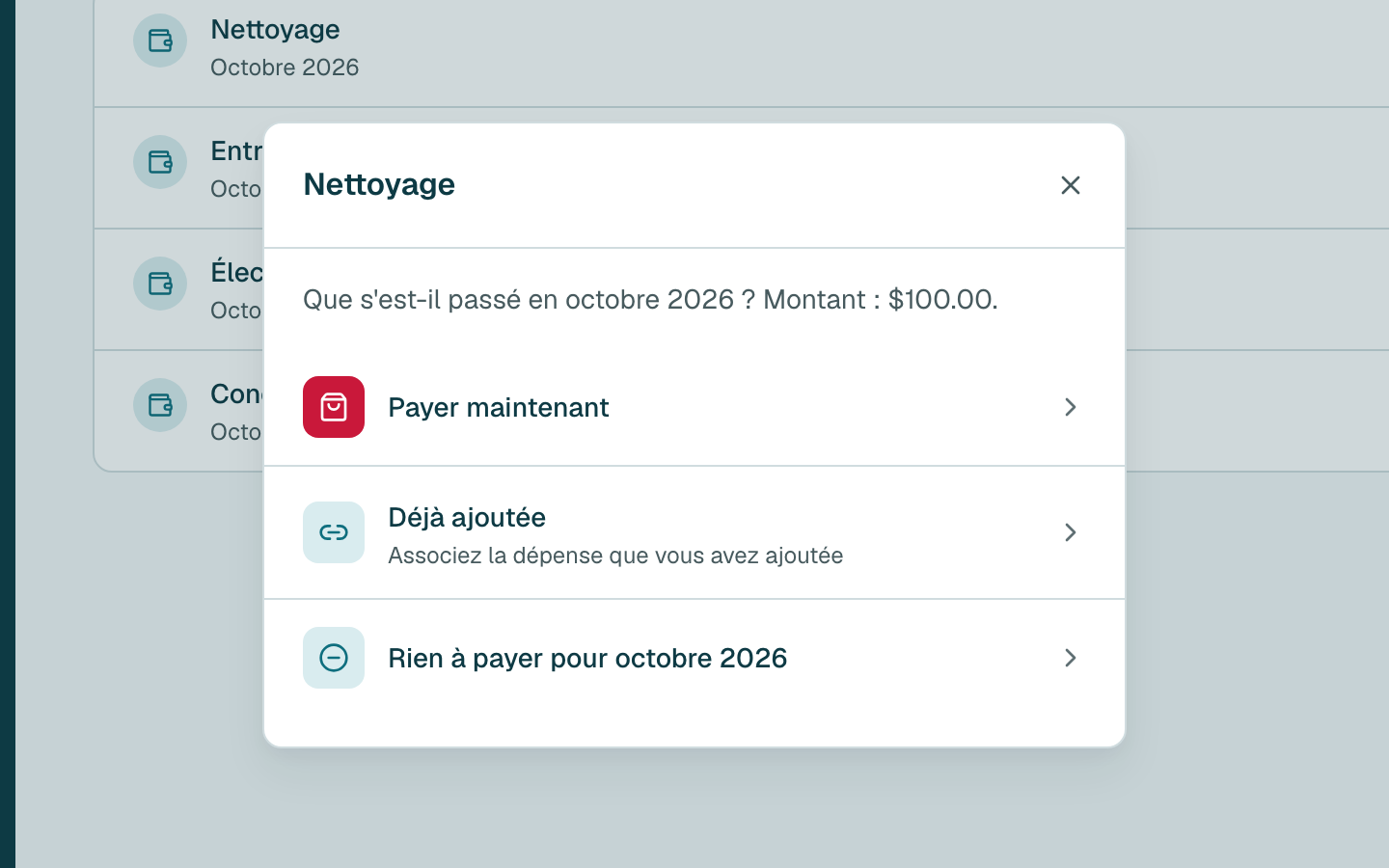 Cliquez sur Payer, puis sur Payer maintenant.
