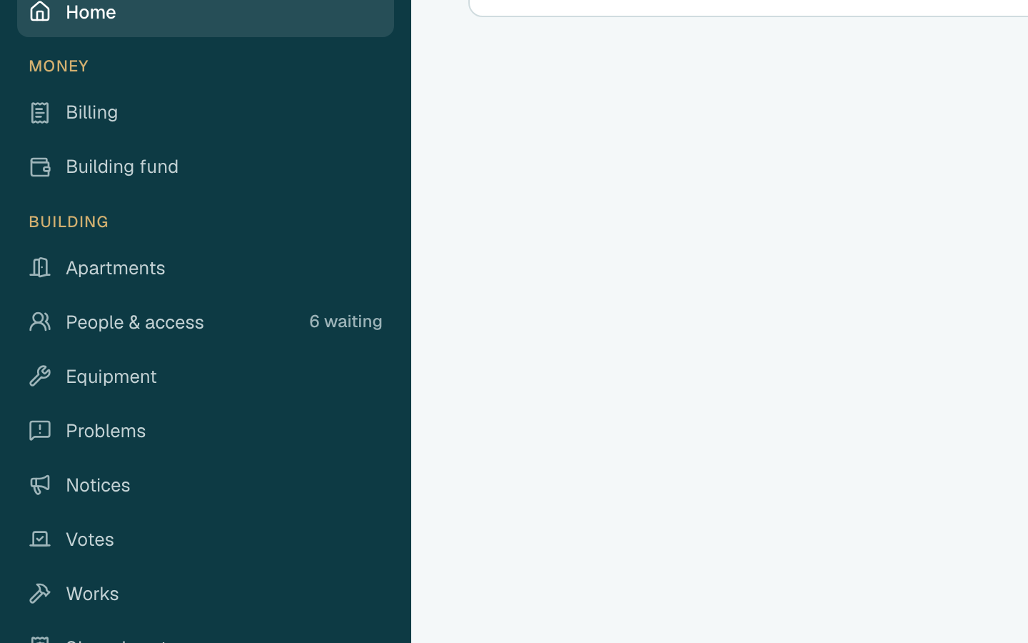 Click People & access in the side menu.