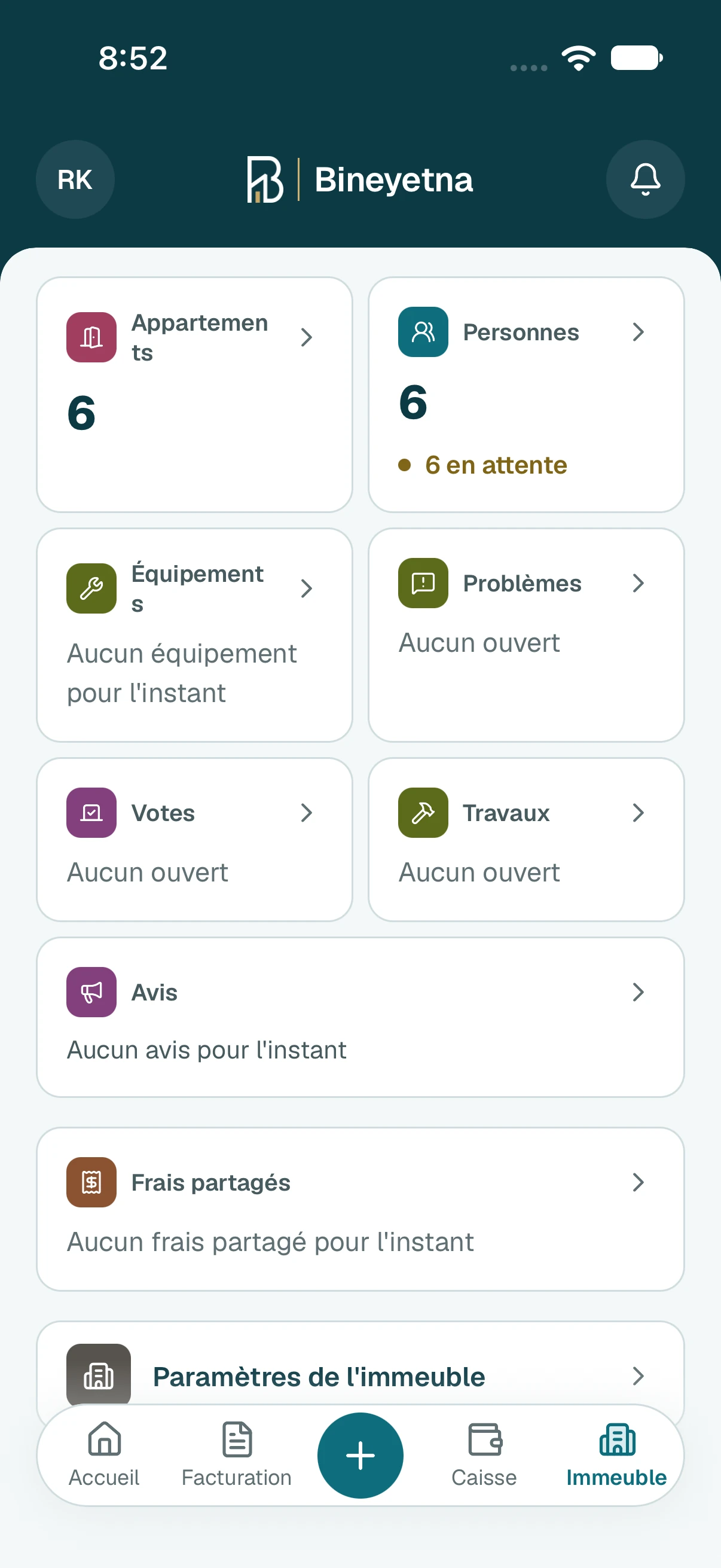 Touchez Personnes.