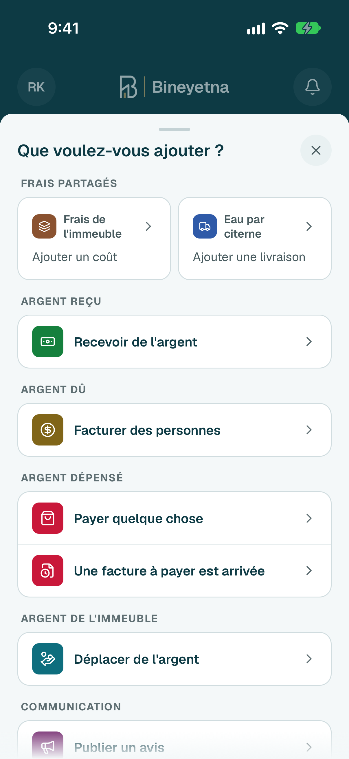 Touchez Payer quelque chose.